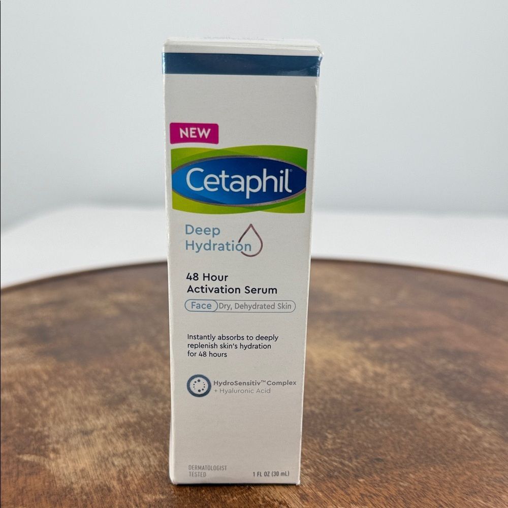 Cetaphil Serum Deep Hydration 48 Hour Activation Face Moisturizer 1 oz Pump
